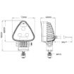 Picture of 3" LED Mini Triangular Work Lamp